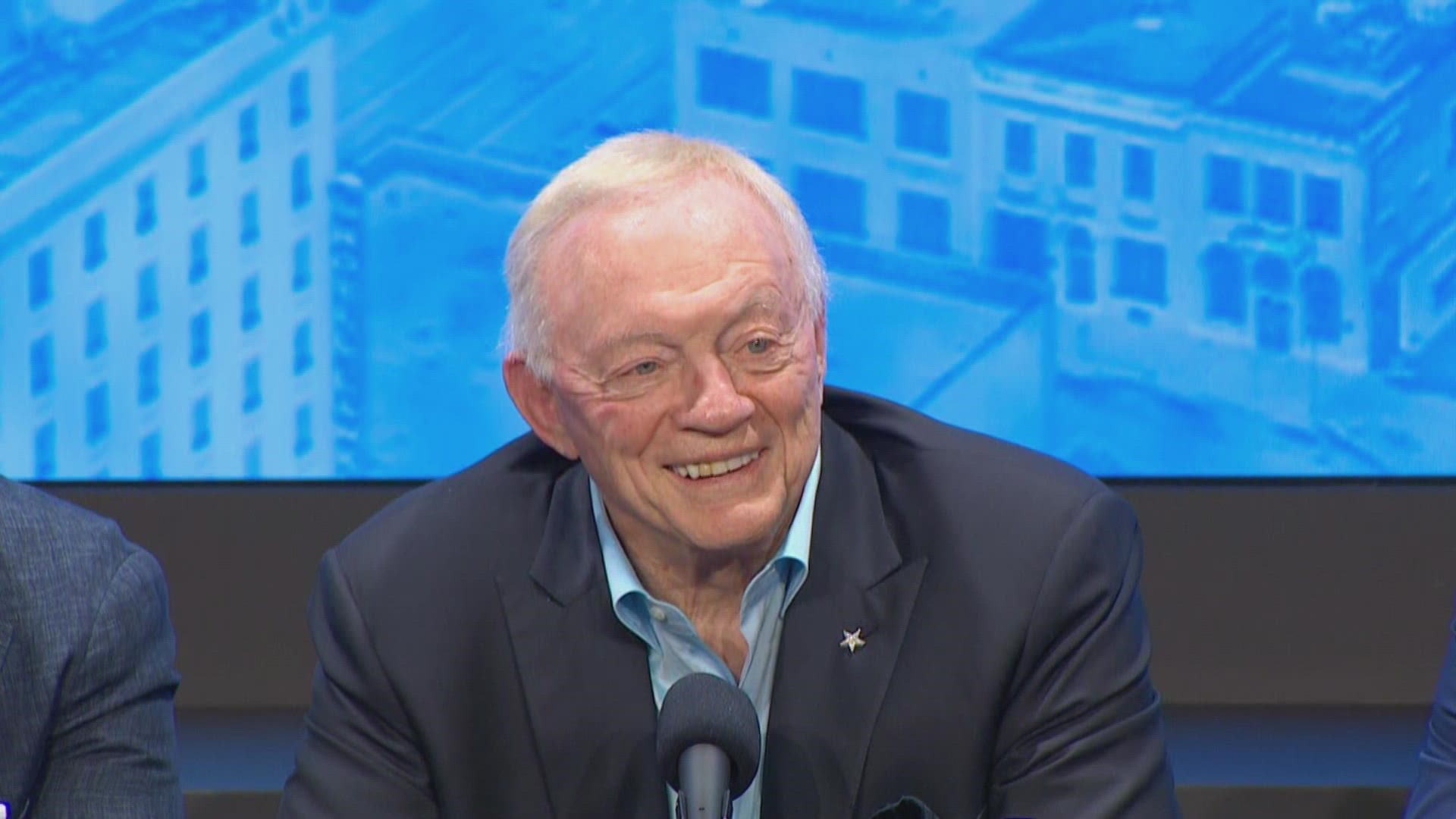 Cowboys owner Jerry Jones says events like a World Cup game were considered when AT&T Stadium was designed and built.