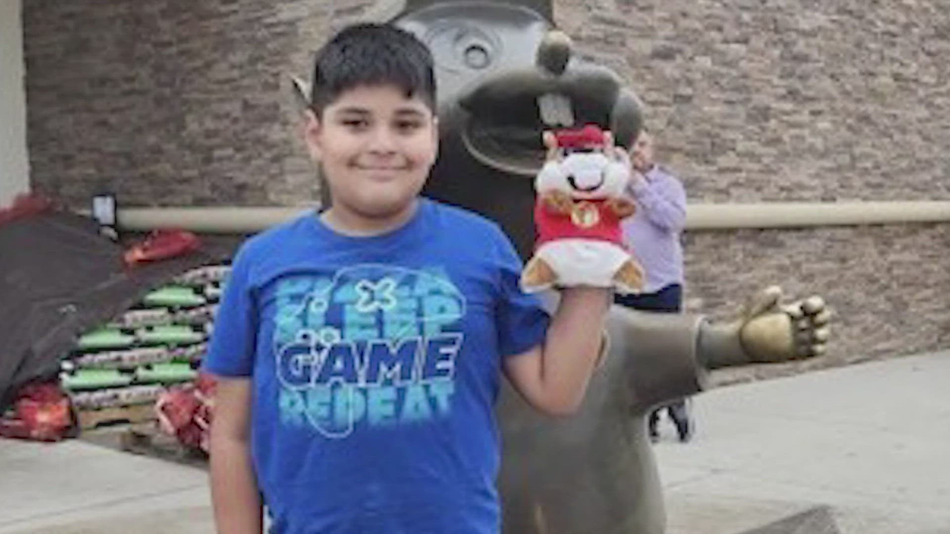 A prayer vigil was held Thursday for Aguilar, 10, and his mother, 48-year-old Zuleika Lopez, who was killed by Aguilar's father before he was abducted, police say.