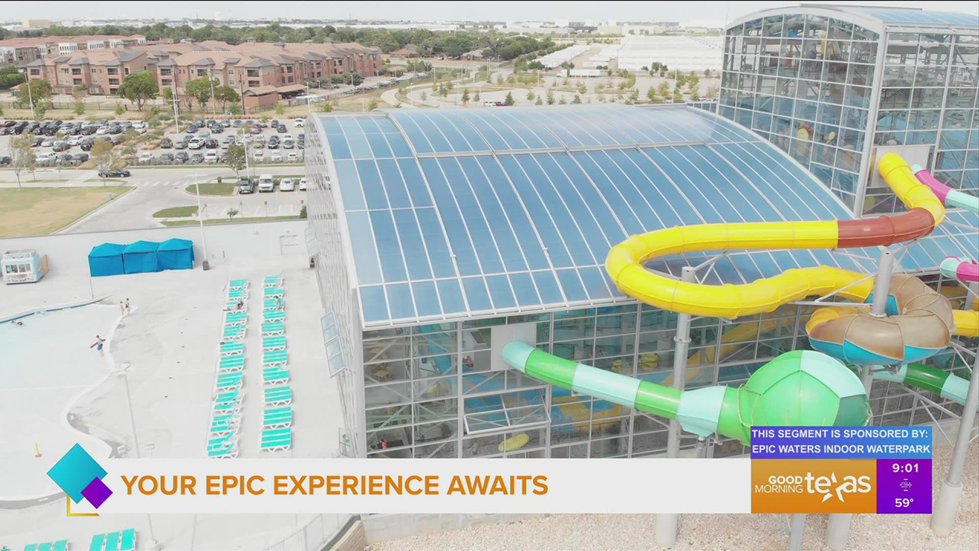 This segment is sponsored by: Epic Waters Indoor Waterpark