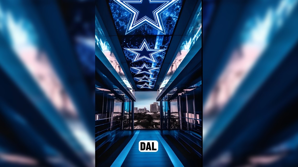 NFL prompted AI to make art for different cities. Here is Dallas