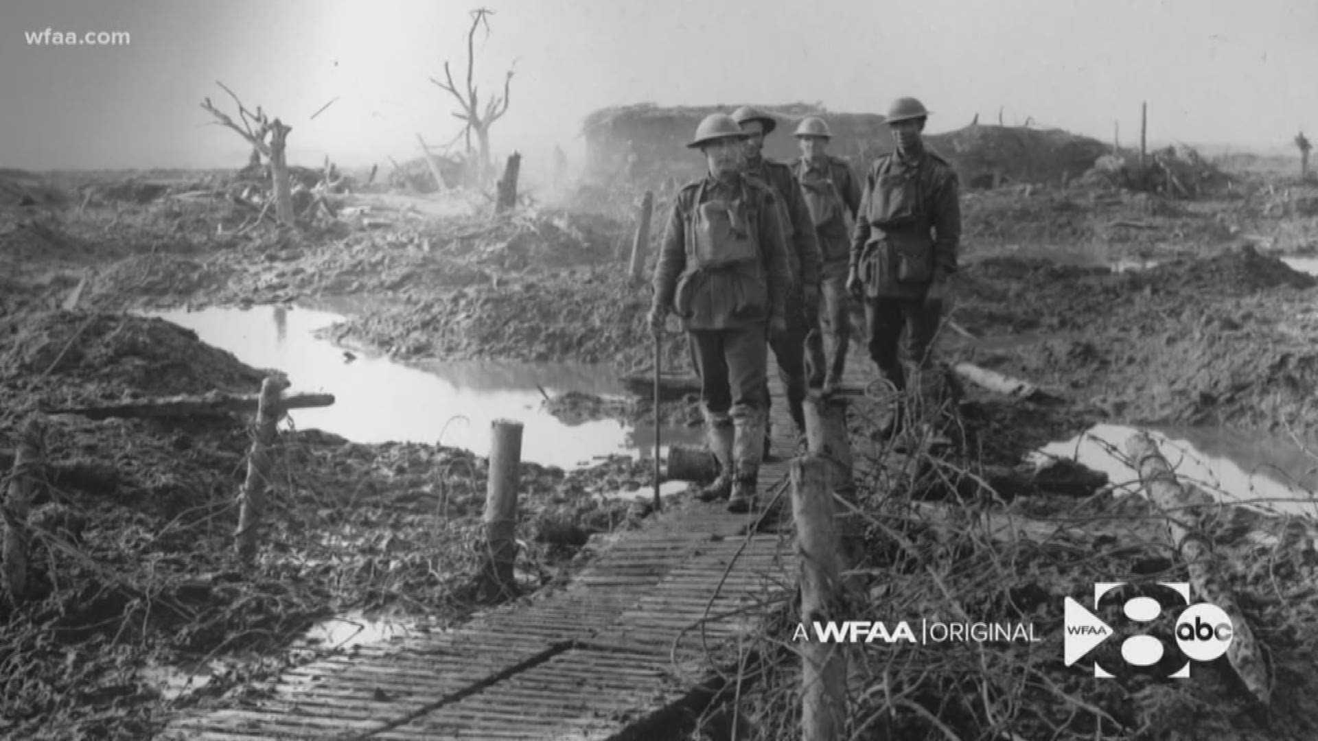 Using modern technology, a creative team from Dallas is part of a project to take people back in time more than a century and immerse them in a virtual WWI battle.