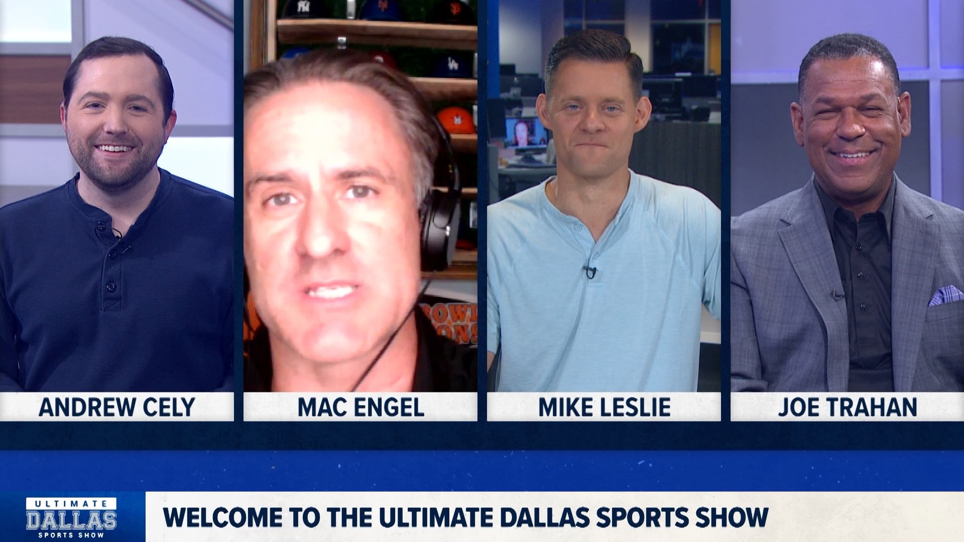 Mac Engel joins WFAA lead sports anchor Joe Trahan, anchor Mike Leslie and producer Andrew Cely to break down the early parts of the Cowboys matchup vs the Steelers.