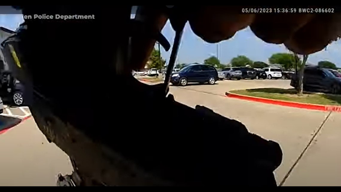 BODYCAM: Allen police video shows officer who shot and killed shooter