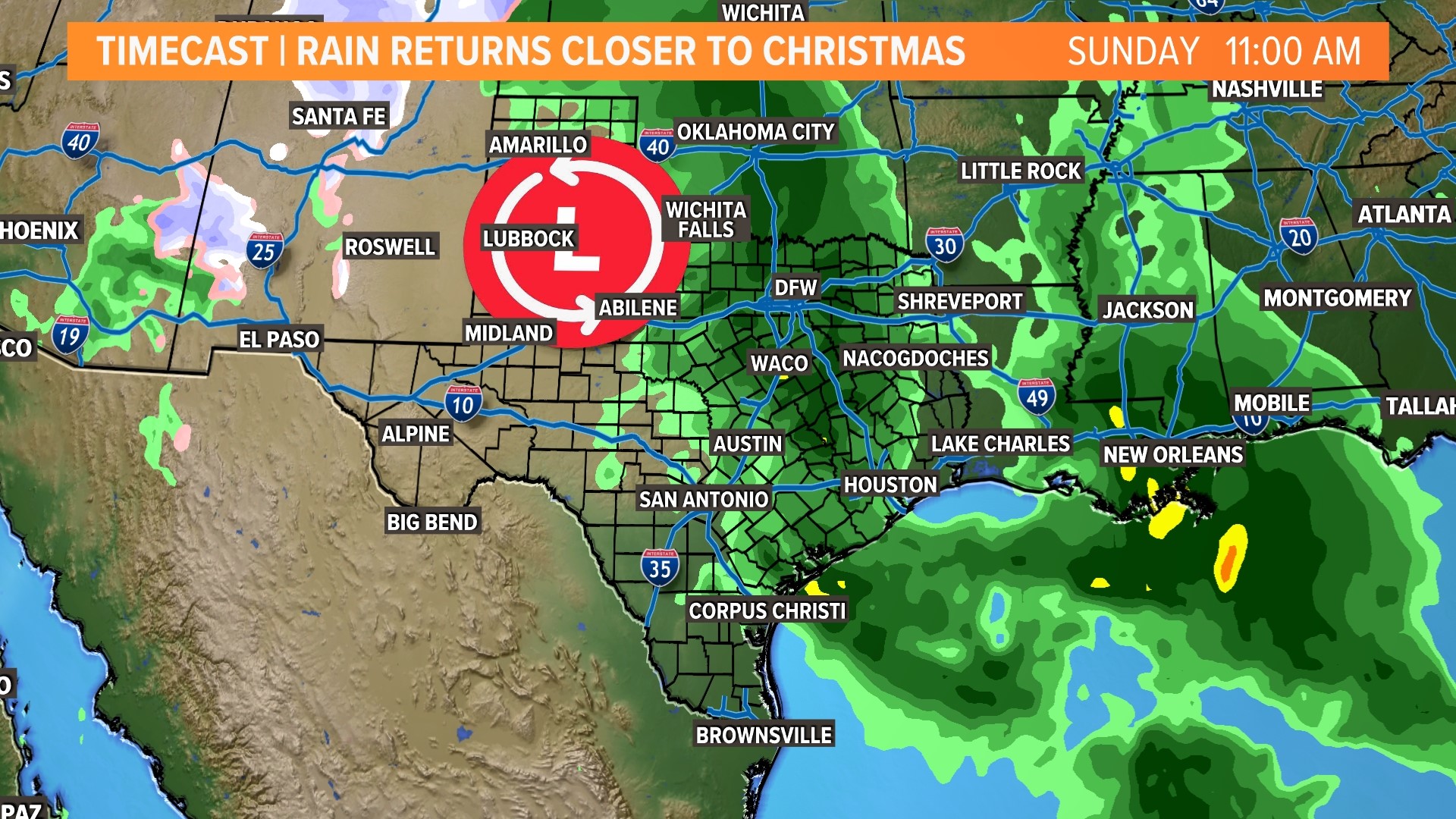 Dallas, Texas Christmas forecast DFW weather updates