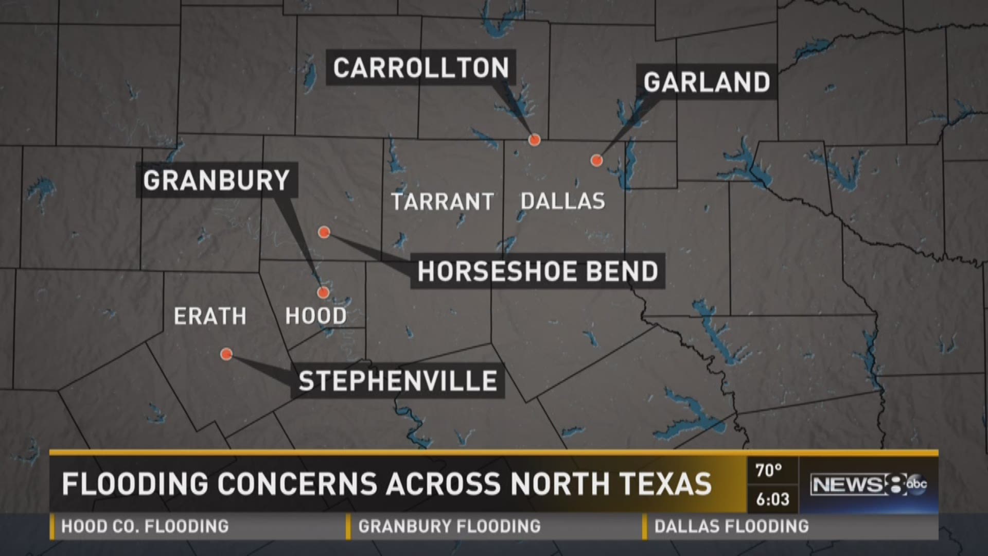 Flooding concerns across North Texas