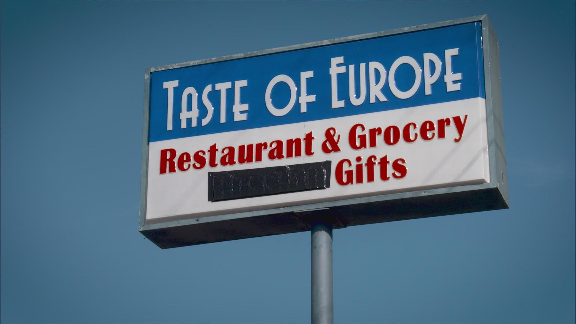 Taste of Europe planned to eventually remove “Russian” from its sign to better reflect its menu. Threatening calls forced the owner to immediately make the change.