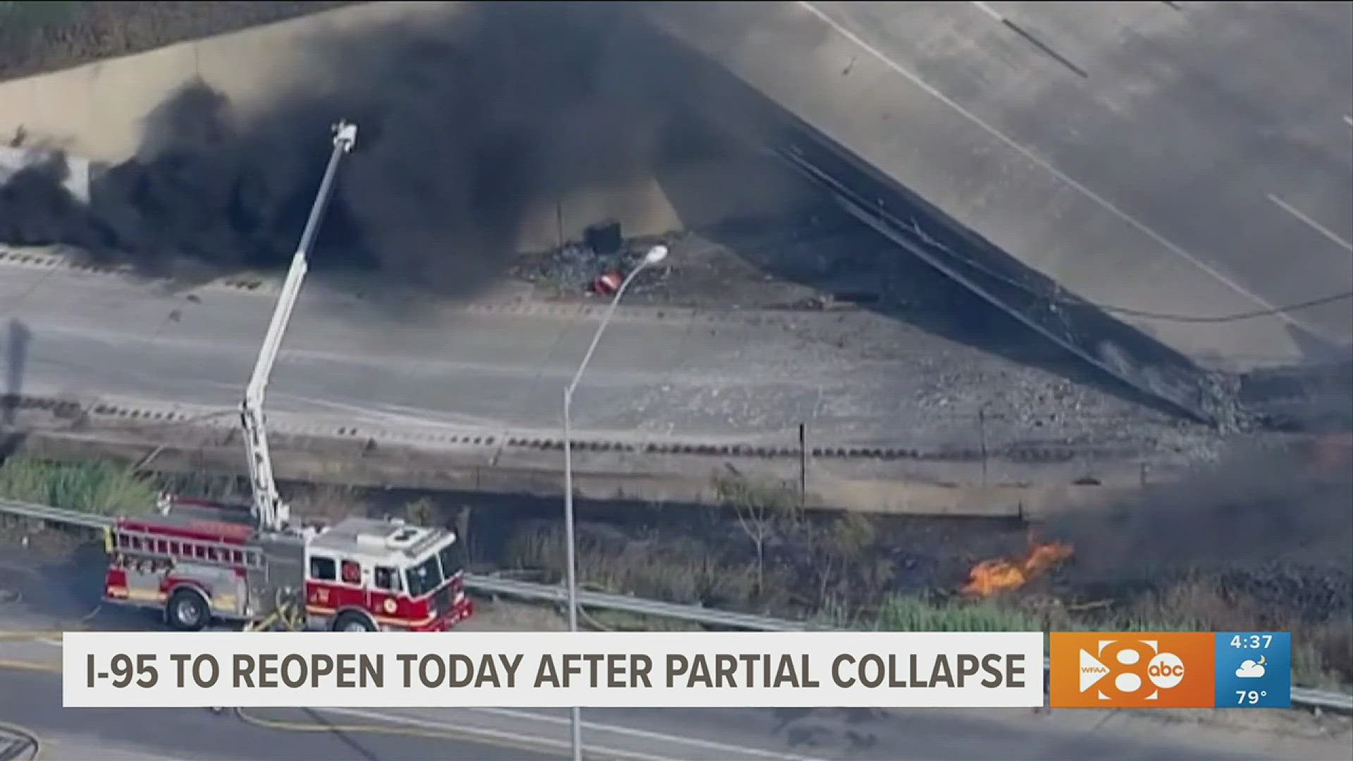 Interstate 95 is set to reopen less than two weeks after deadly ...