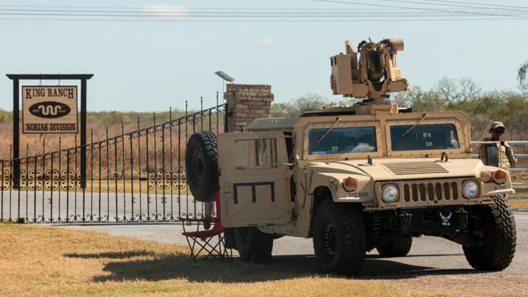 National Guard troops were dispatched to famous Texas ranches with private security as part of border mission