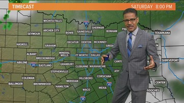DFW weather: Low rain chances linger through Saturday night