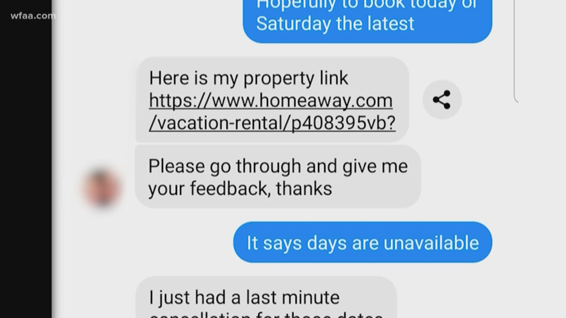 A North Texas family thought the deal they made online to rent a property in Florida was legitimate, never thinking they'd fallen for a scam.