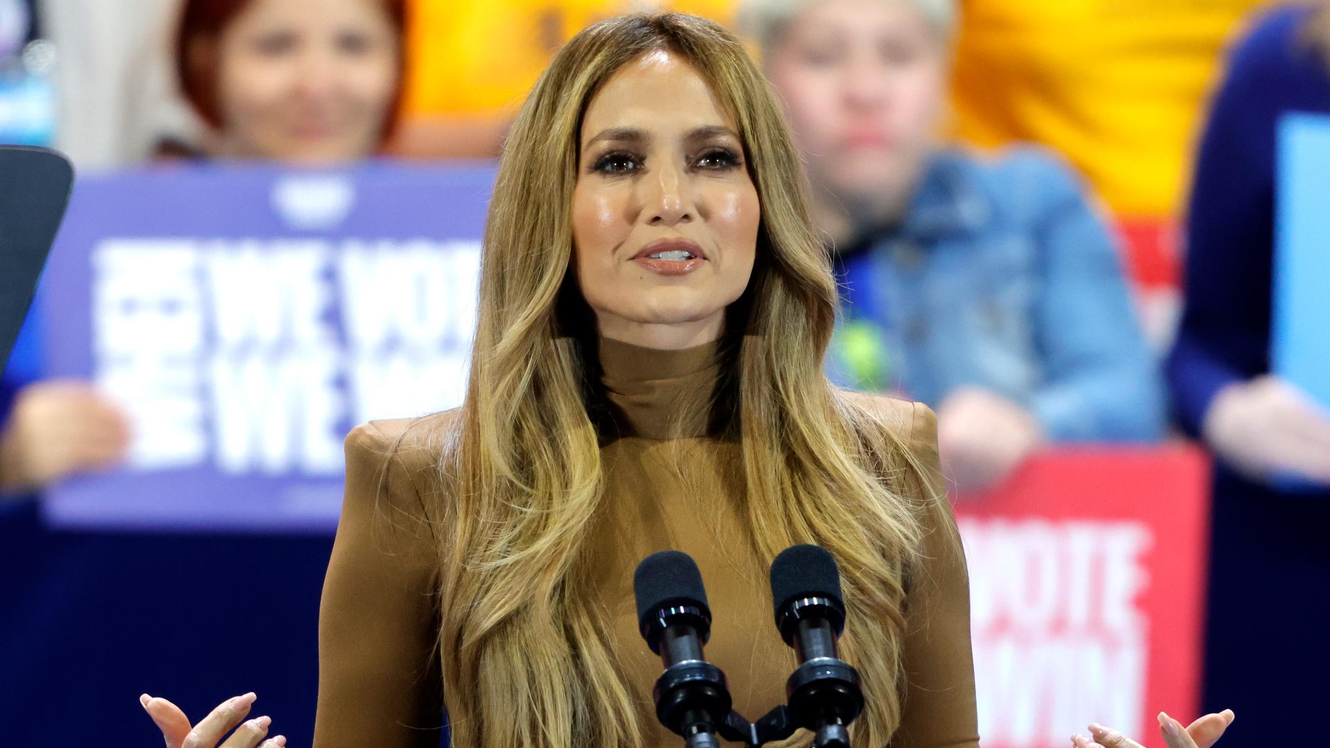 Watch the full speech from Jennifer Lopez at Kamala Harris rally in Las Vegas, Nevada, on October 31, 2024.