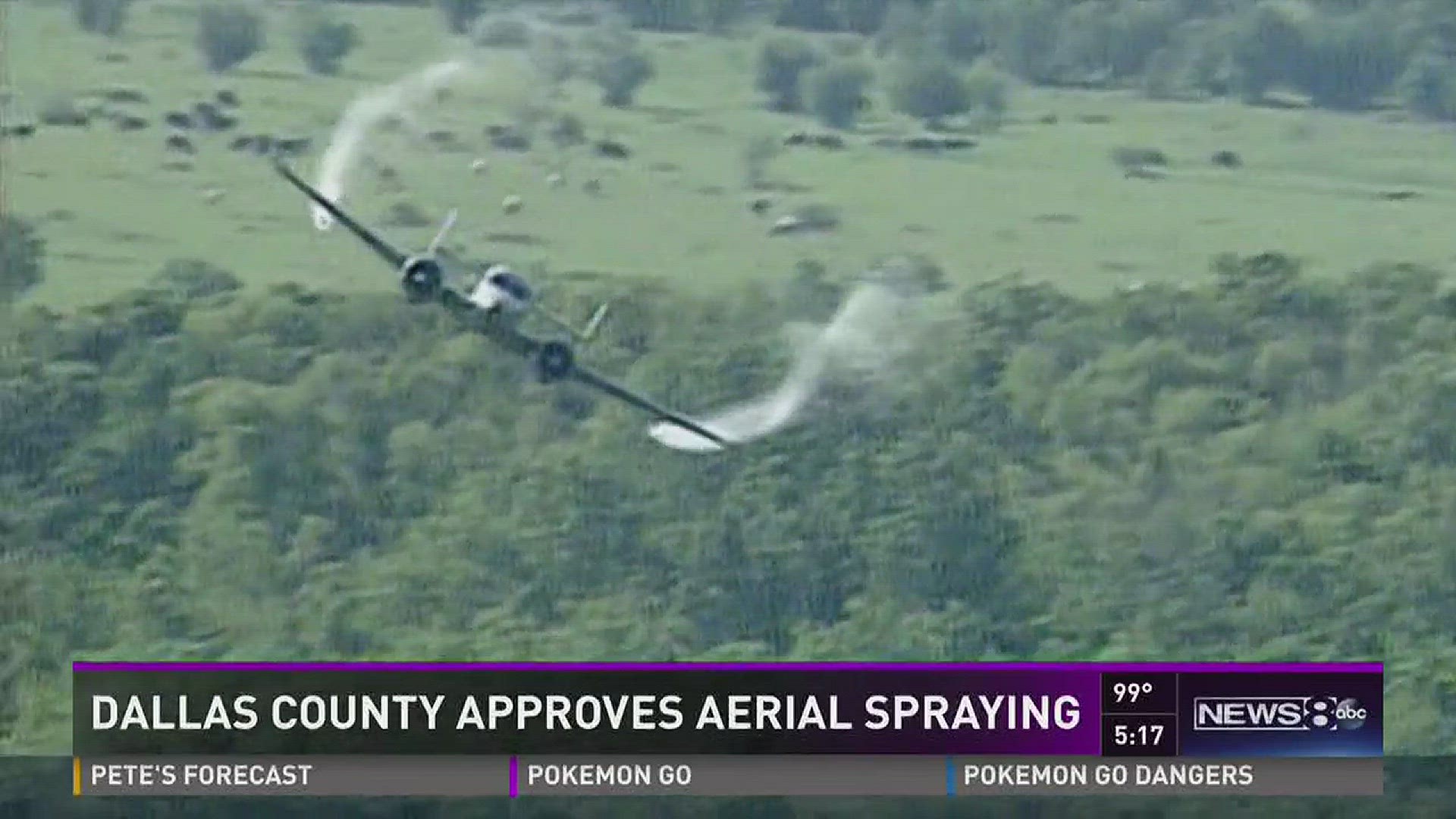 Dallas County approves aerial spraying