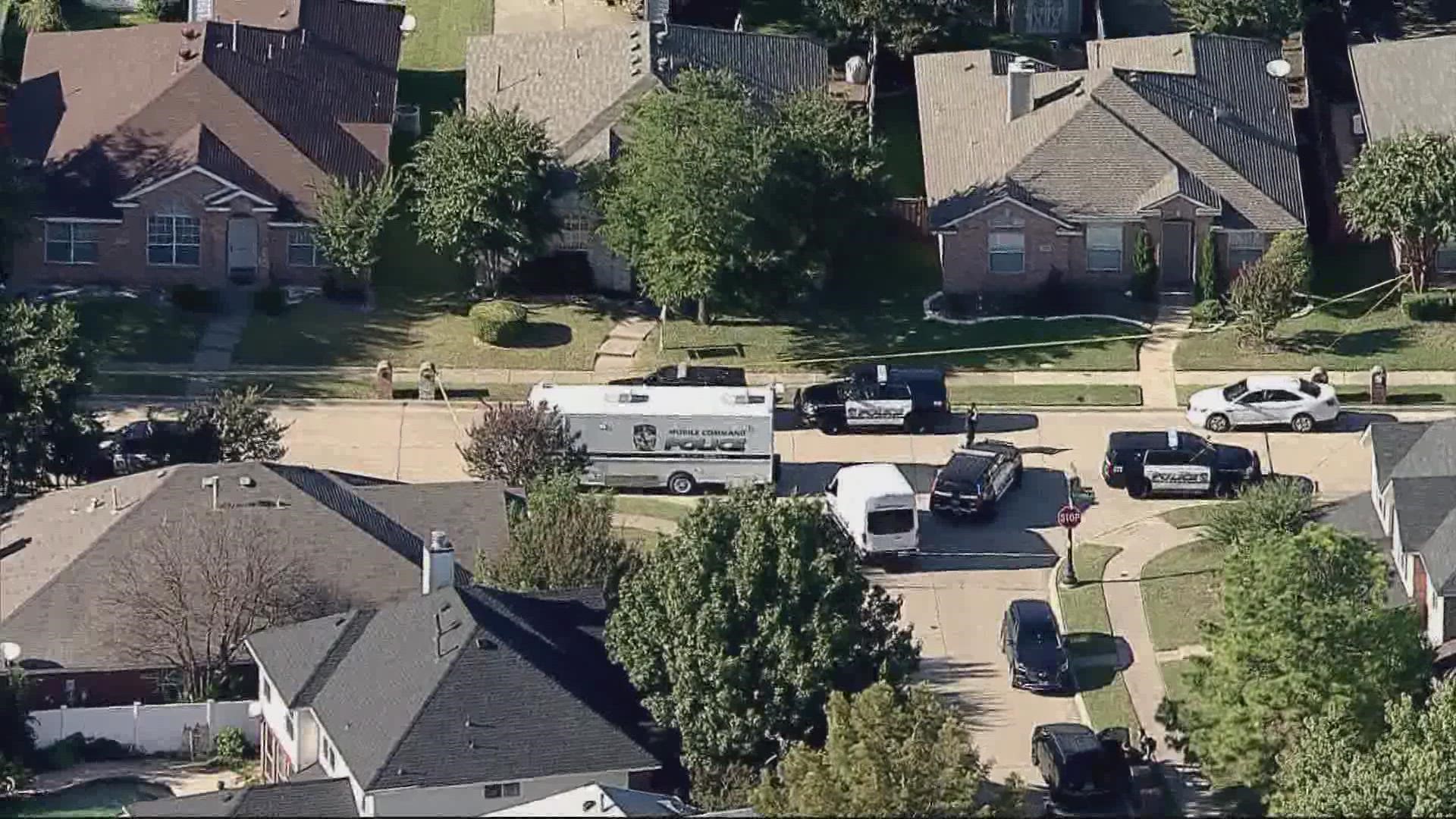 Officers were responding to a report of a suicidal person at a home in a McKinney neighborhood, police said.