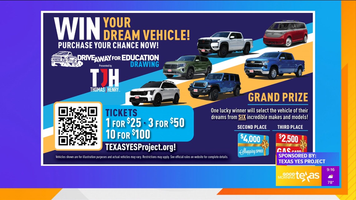 Sponsored: 2026 Drive Away for Education Drawing & Online Auction