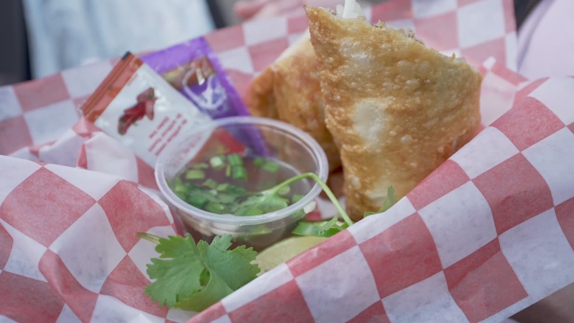 Michelle Le and her family have been serving fairgoers since 2011. This year, they are introducing the deep fried pho, a Big Tex Choice winner.