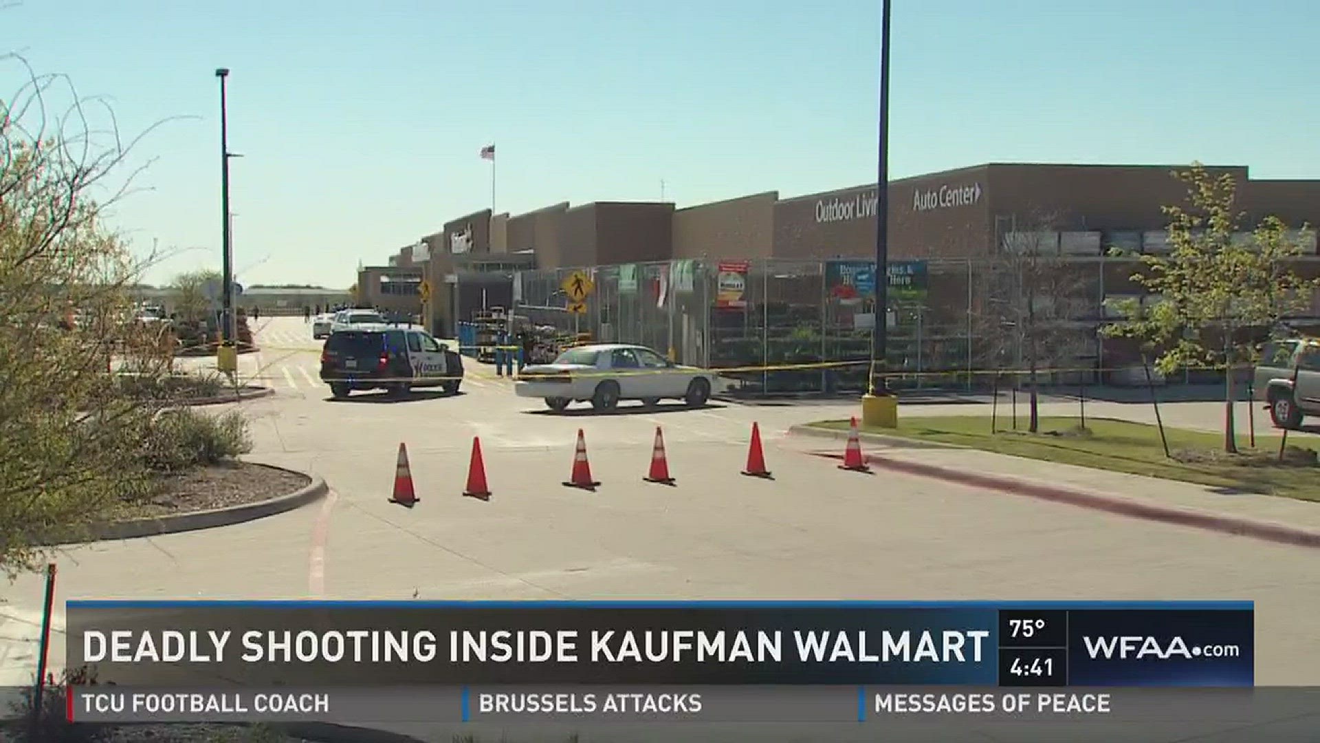 An employee at the garden center was shot and killed; the suspect turned the gun on himself.