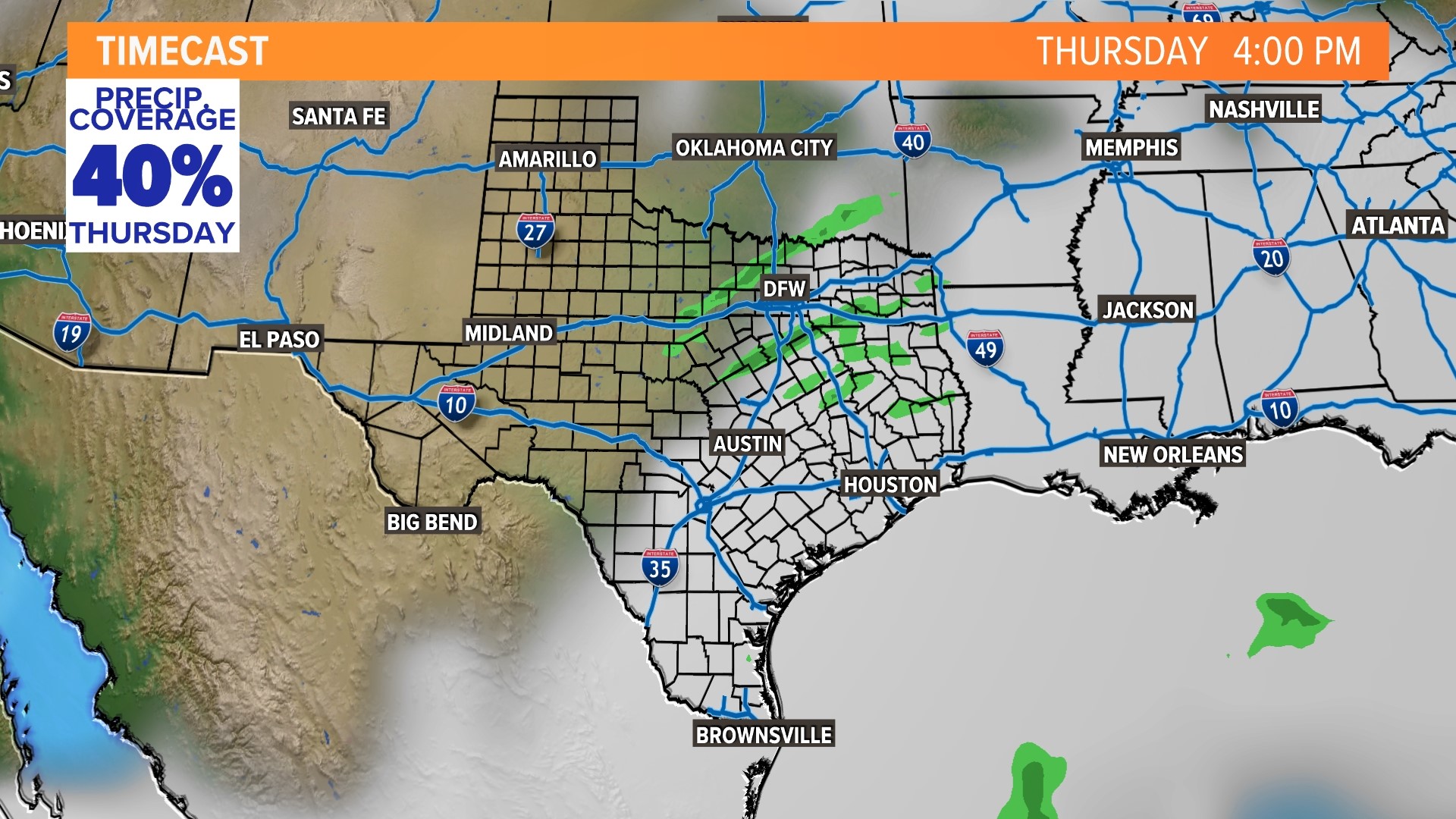 Rain late this week