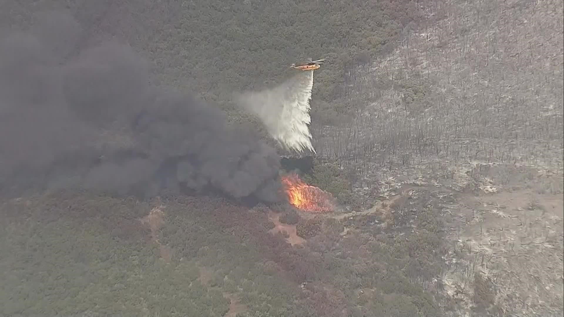 Two major wildfires in Palo Pinto and Somervell counties are still raging in North Texas.