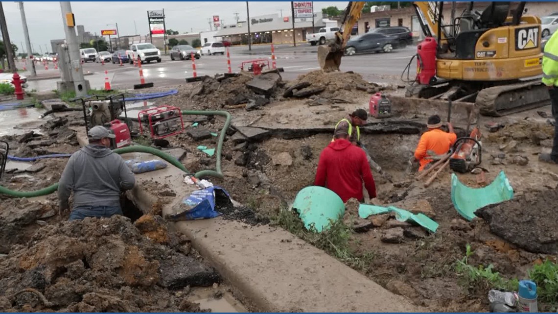 Early Friday, Saginaw officials responded to a water main break, causing some residents to experience low water pressure or a temporary loss of water.