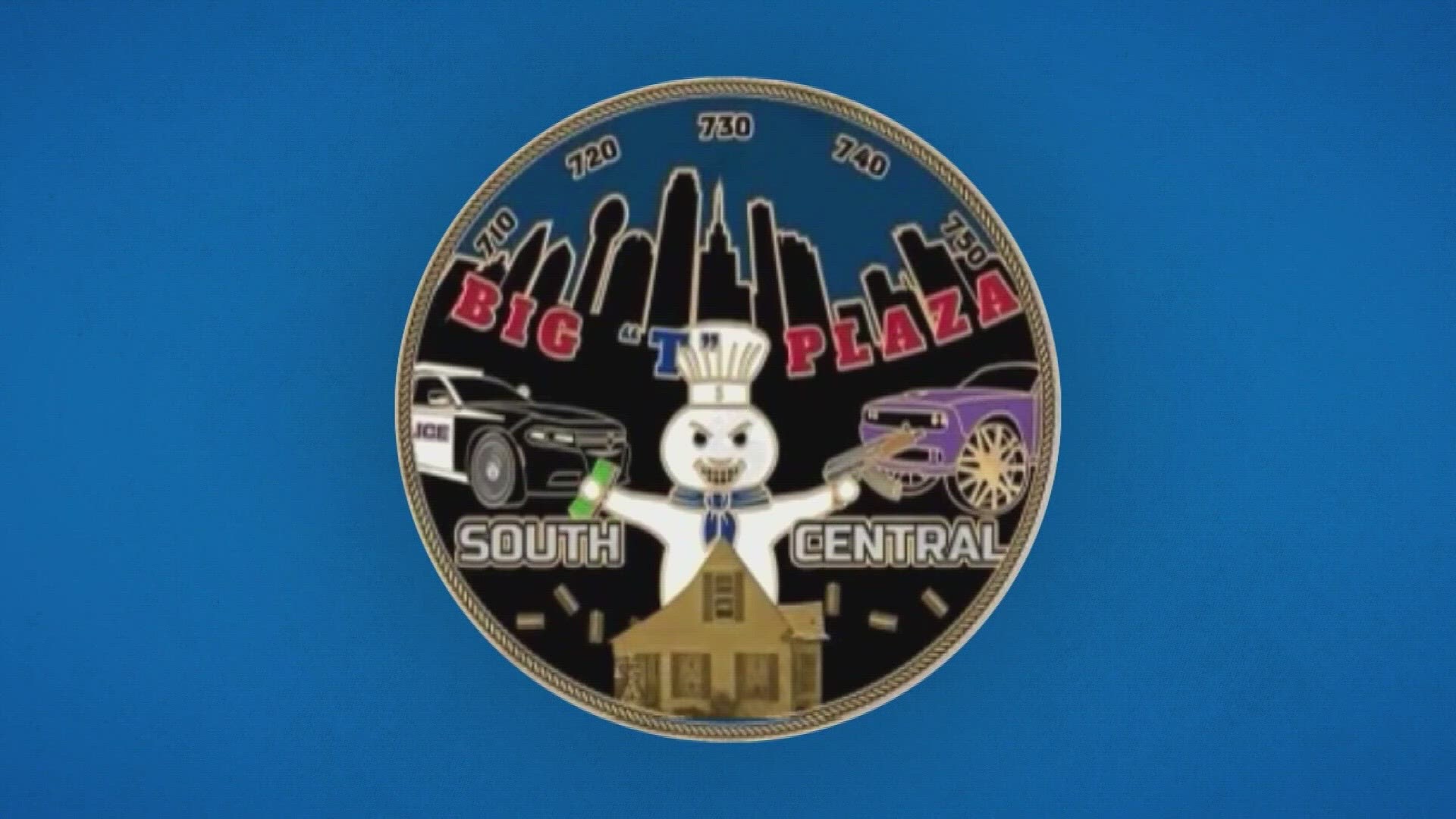 The coin, which was commemorating the 15-year anniversary of the Dallas Police Department's South Central Patrol Division, drew scrutiny last summer.