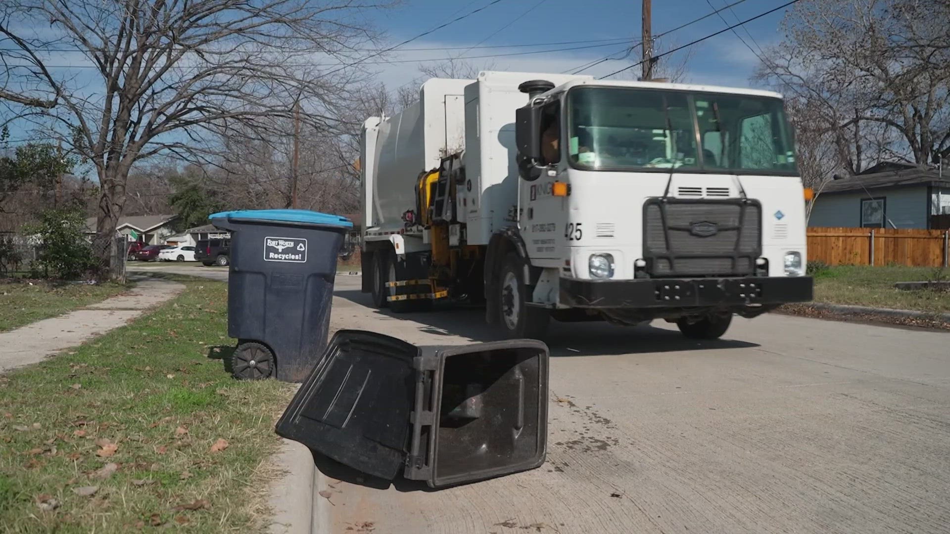 Beginning this week, Fort Worth residents will pay $6 for overflowing garbage bins and $3 for each loose bag at the curb.