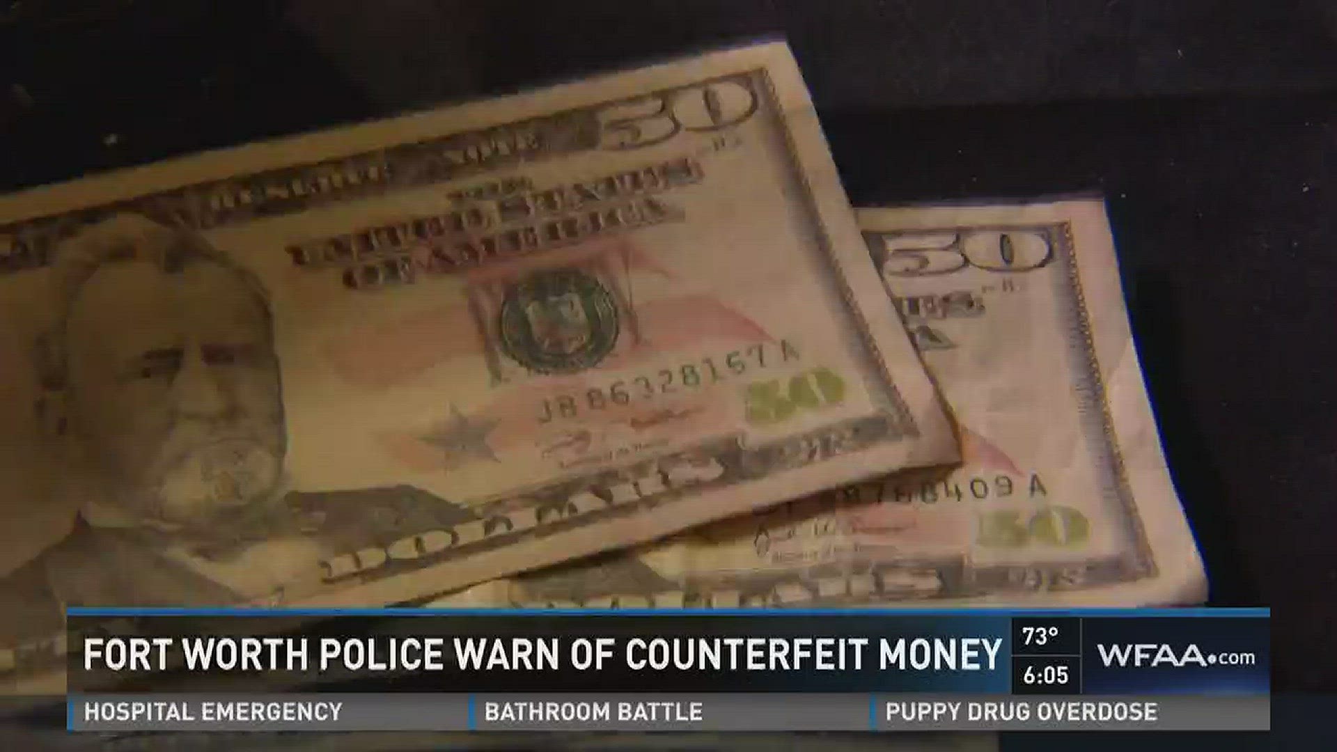 Fort Worth Police Warn Of Counterfeit Money