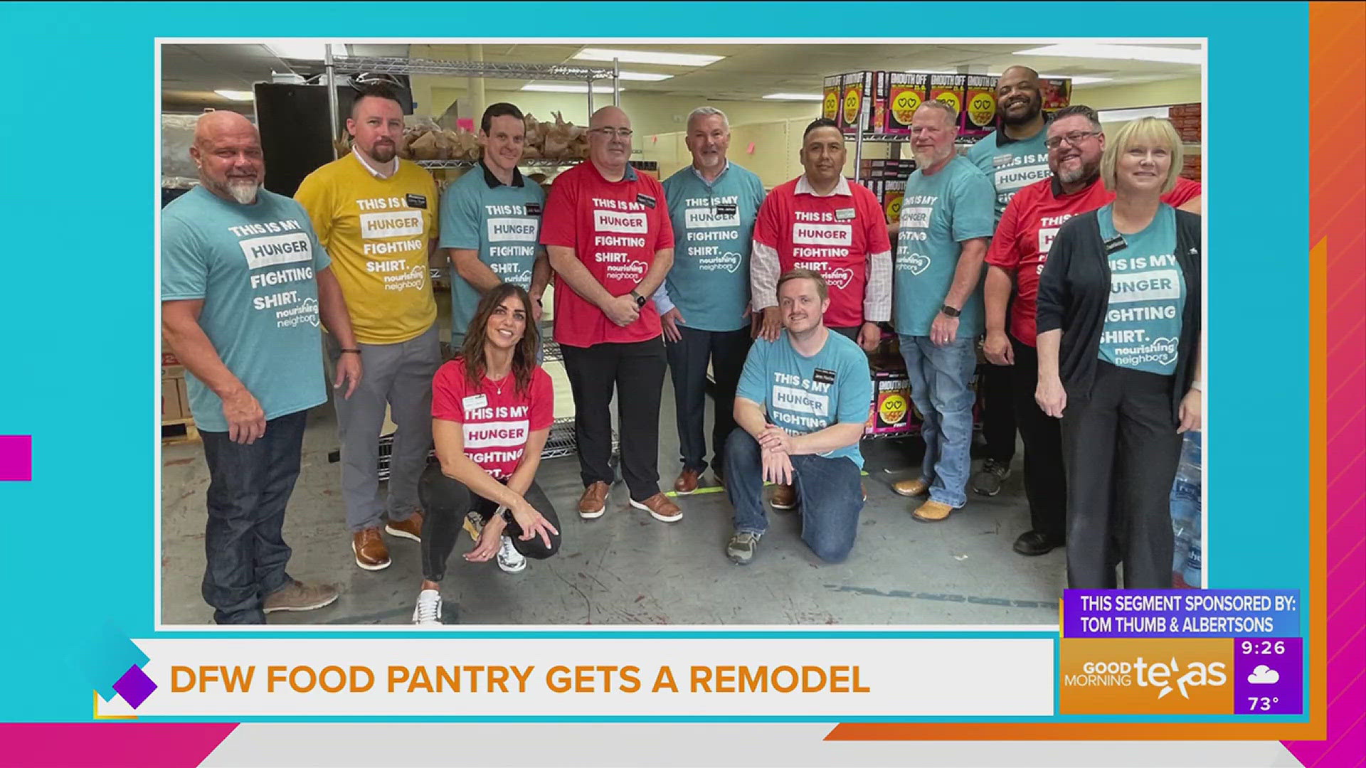 This segment is sponsored by: Tom Thumb and Albertsons