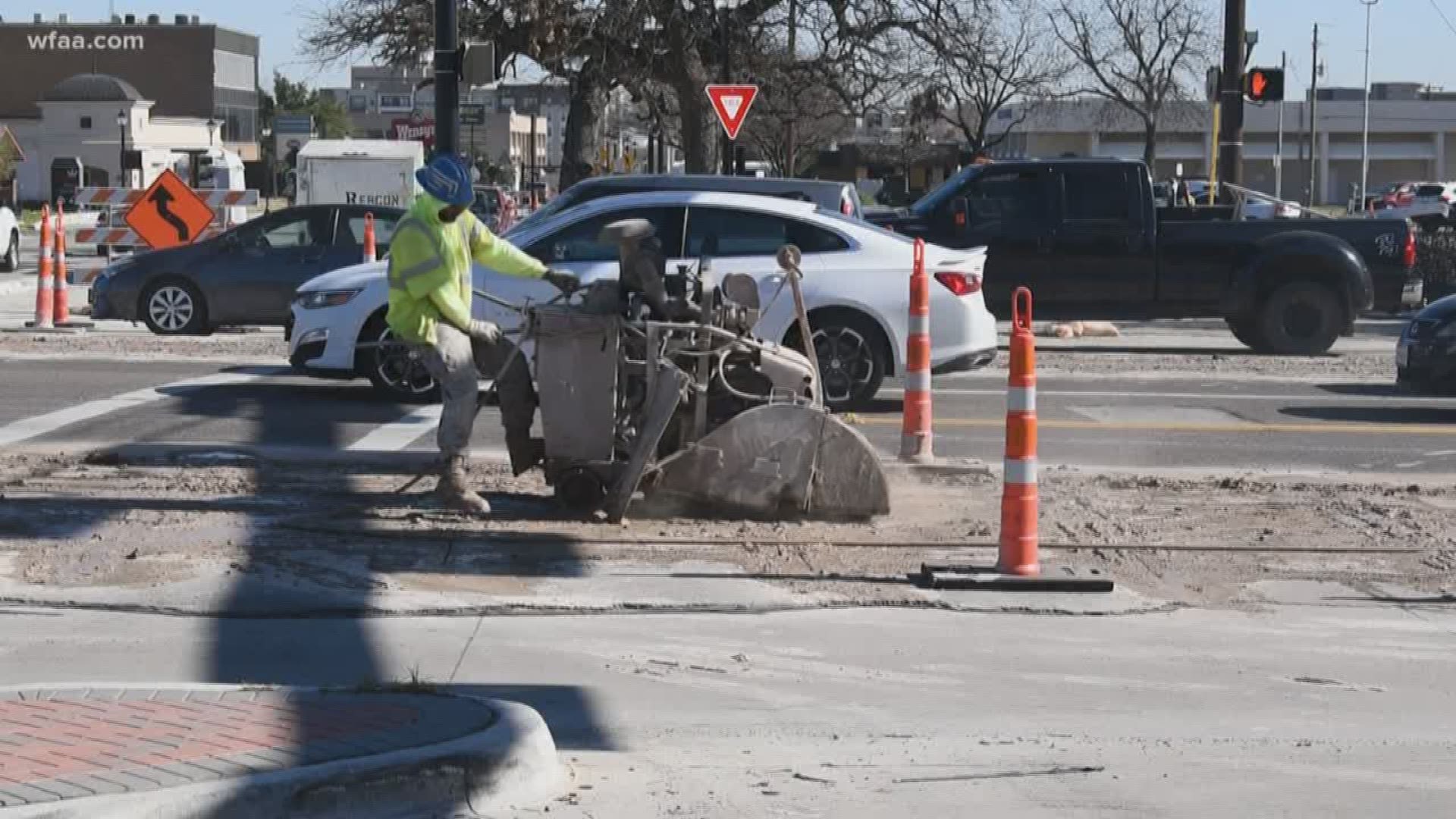 If you drive to work through Arlington you may have to adjust your schedule until the spring. Work crews are closing several lanes for the next three months.