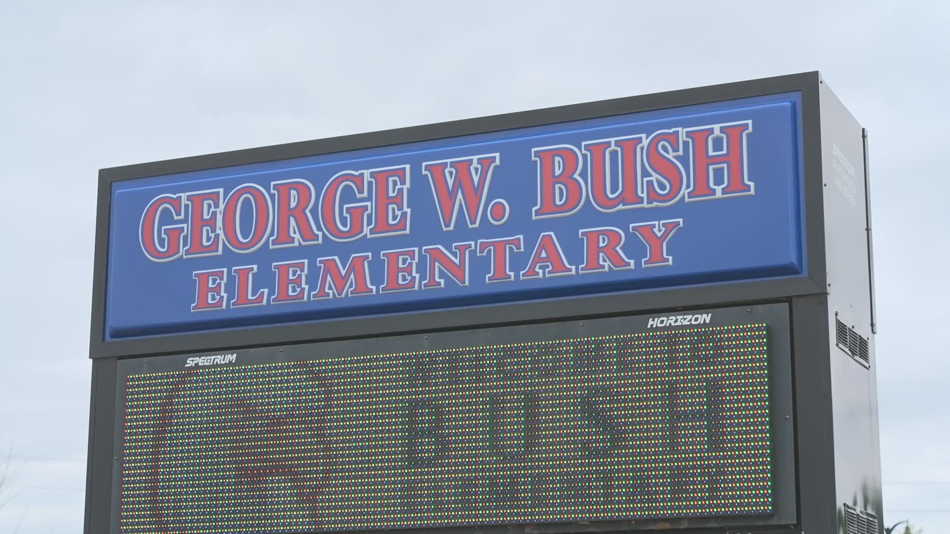 Parents have been funding the effort to make sure an armed security officer is on campus at all times at George W. Bush Elementary School.