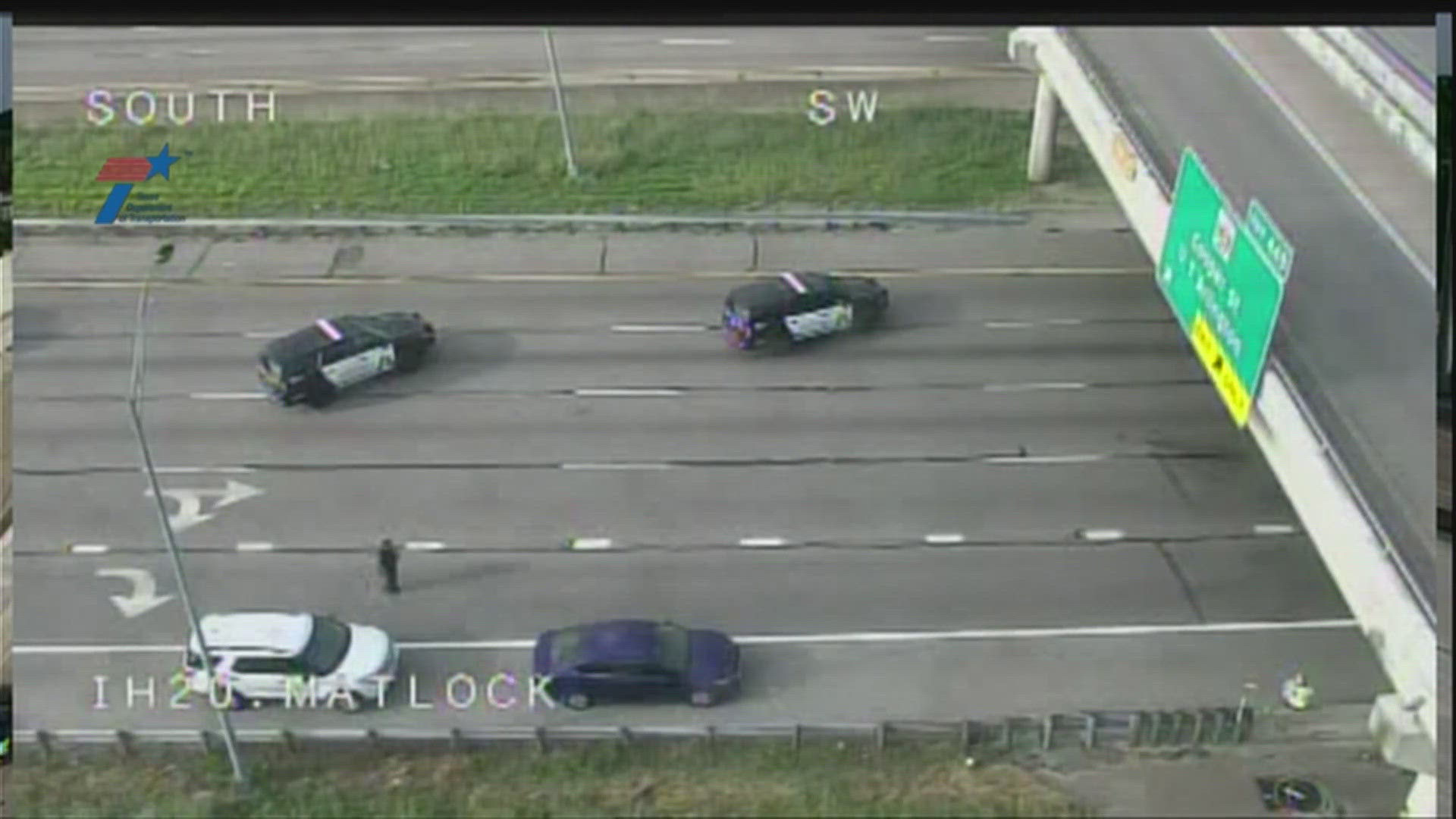 The crash happened at Interstate 20 and Matlock Road, according to Arlington police.