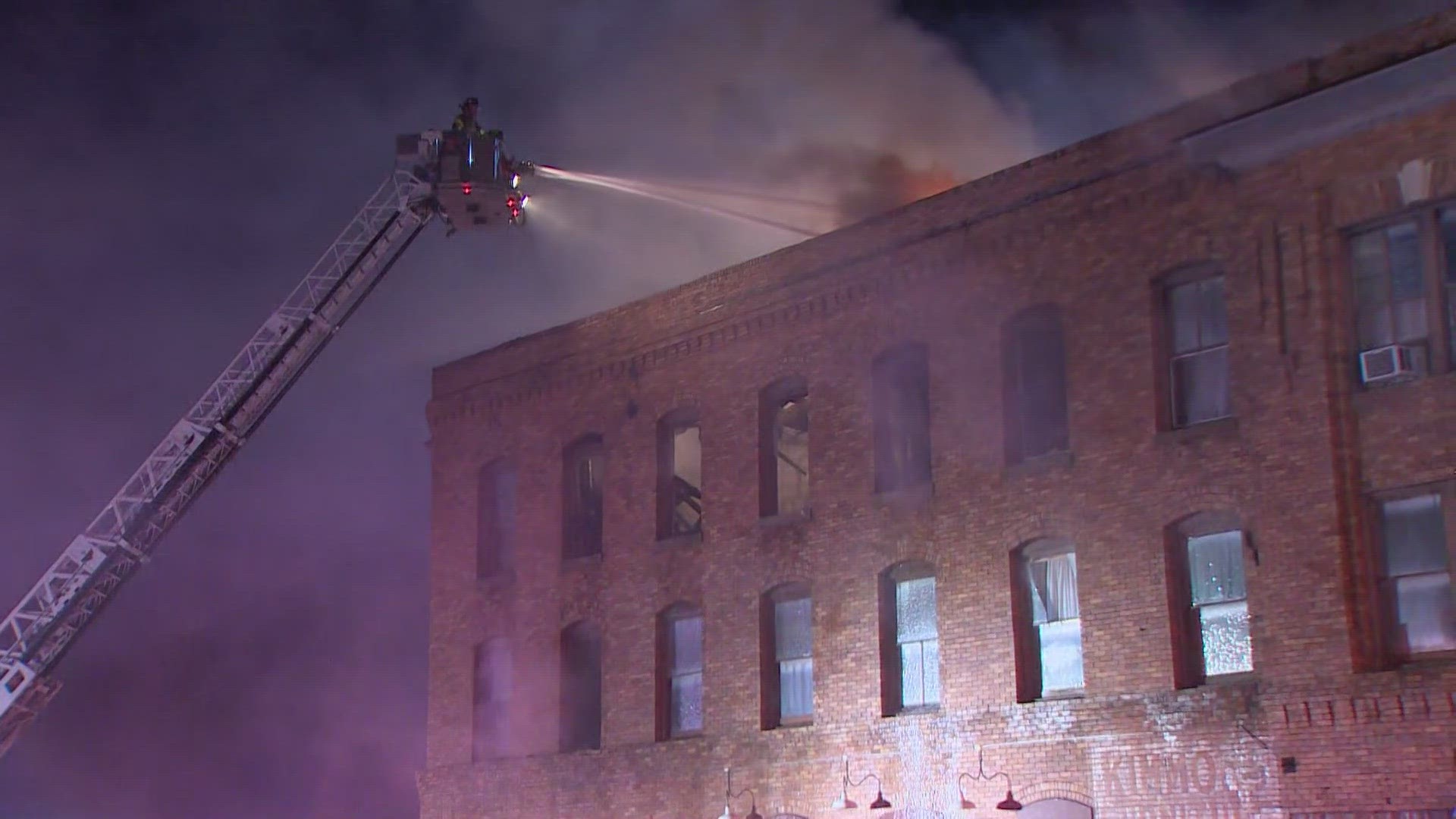 The fire is believed to be at Cantina Cadillac, a premiere rodeo hot spot.