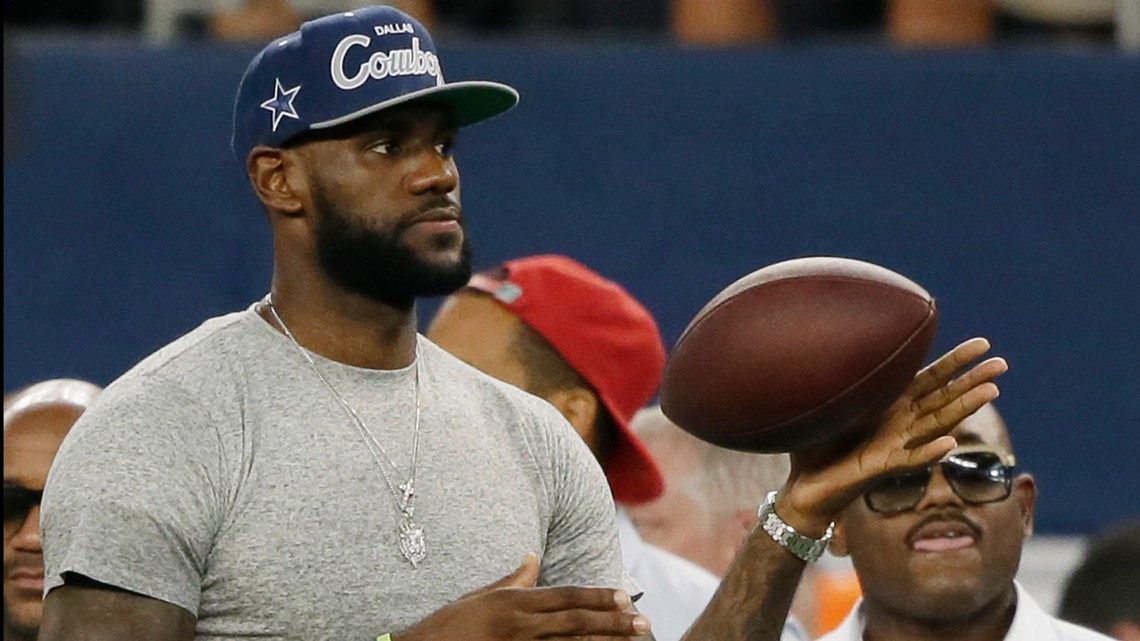 LeBron James says he dropped Cowboys fandom because of team's stance on  kneeling during national anthem