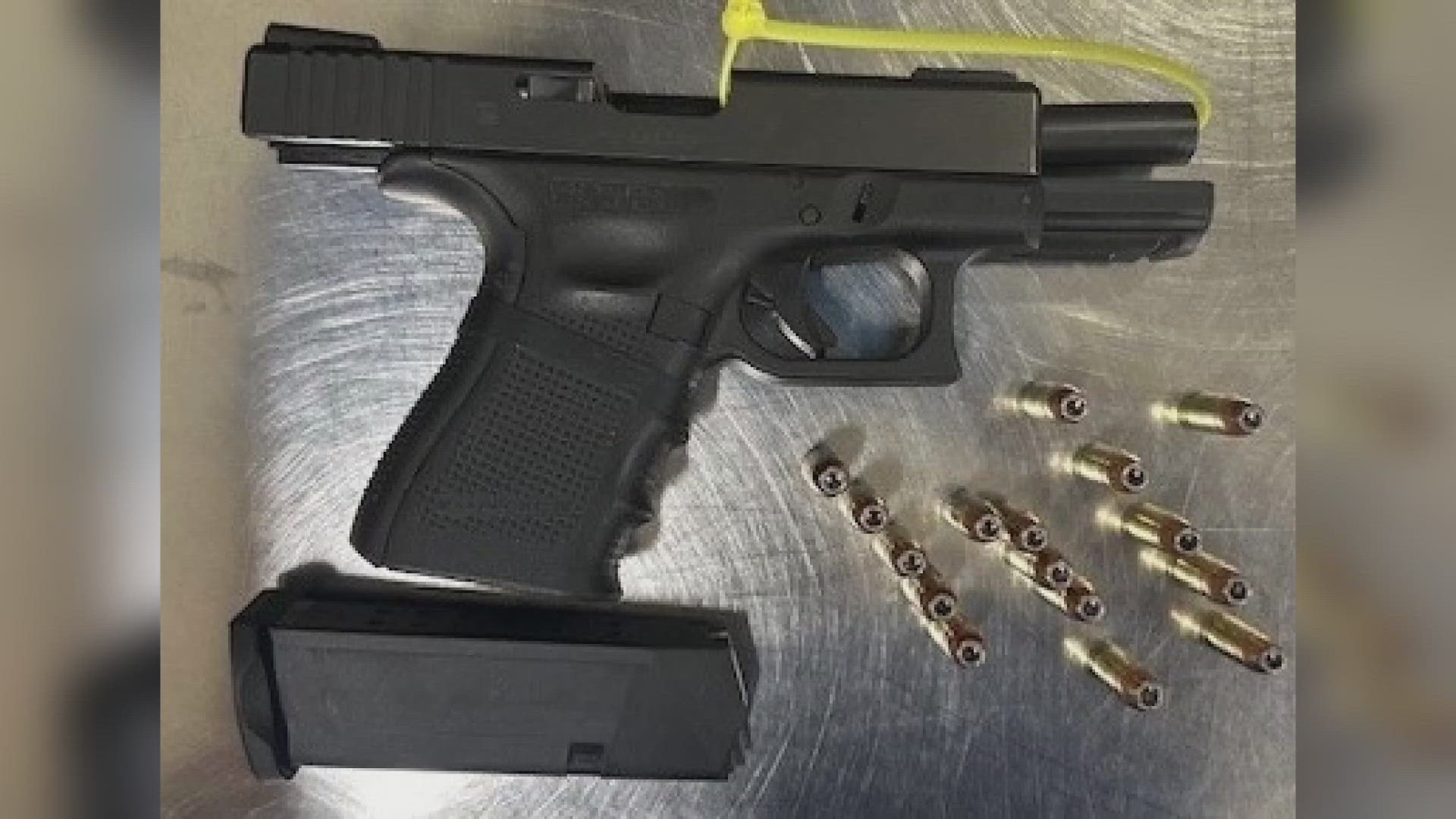 The TSA announced Wednesday that the agency found a record-setting 6,737 guns at airport security checkpoints in 2023.