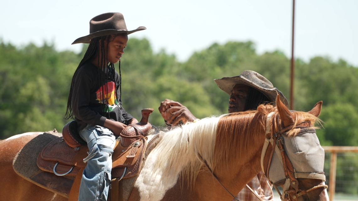 'It’s fun to get dirty.' | North Texas dreadlock cowboy and granddaughter gear up for Black Invitational Rodeo