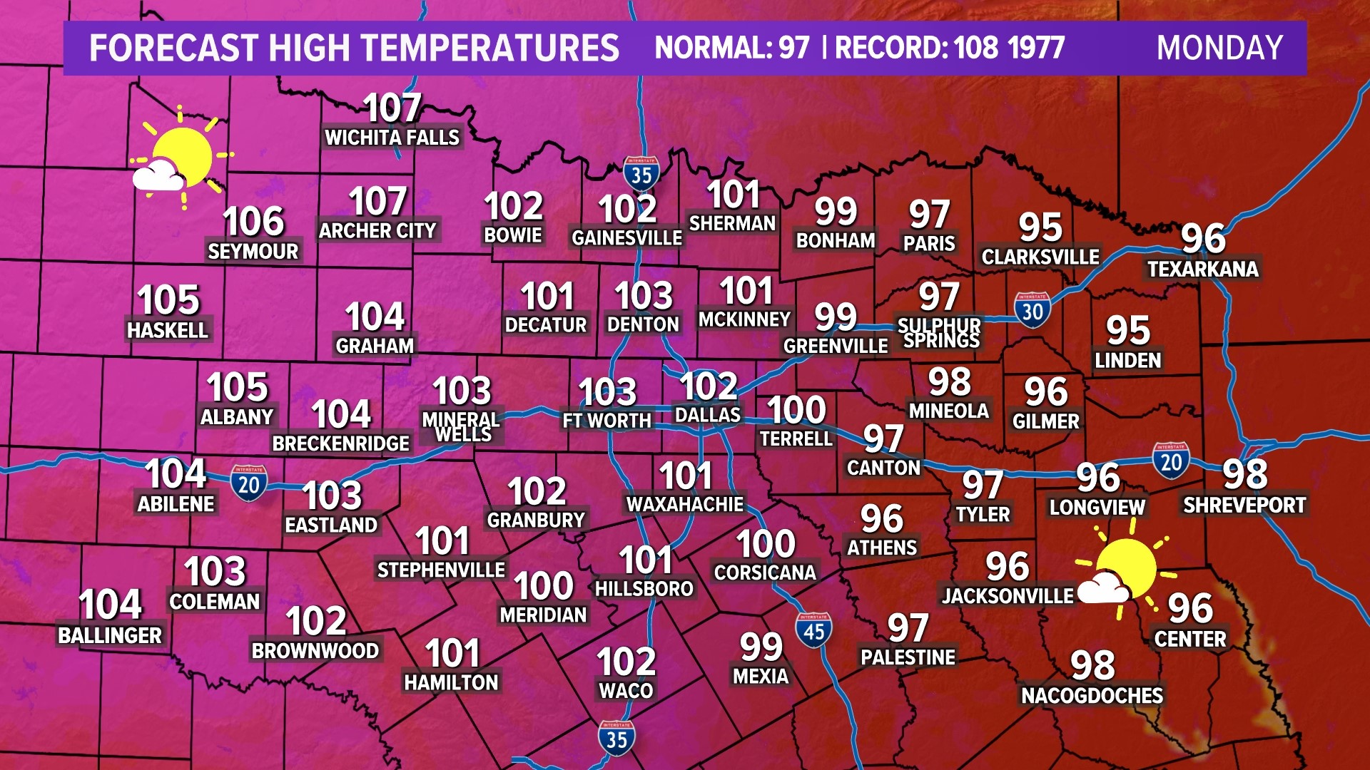 DFW Weather: WFAA Dallas Forecast For Week Of July 17, 2023 | Wfaa.com