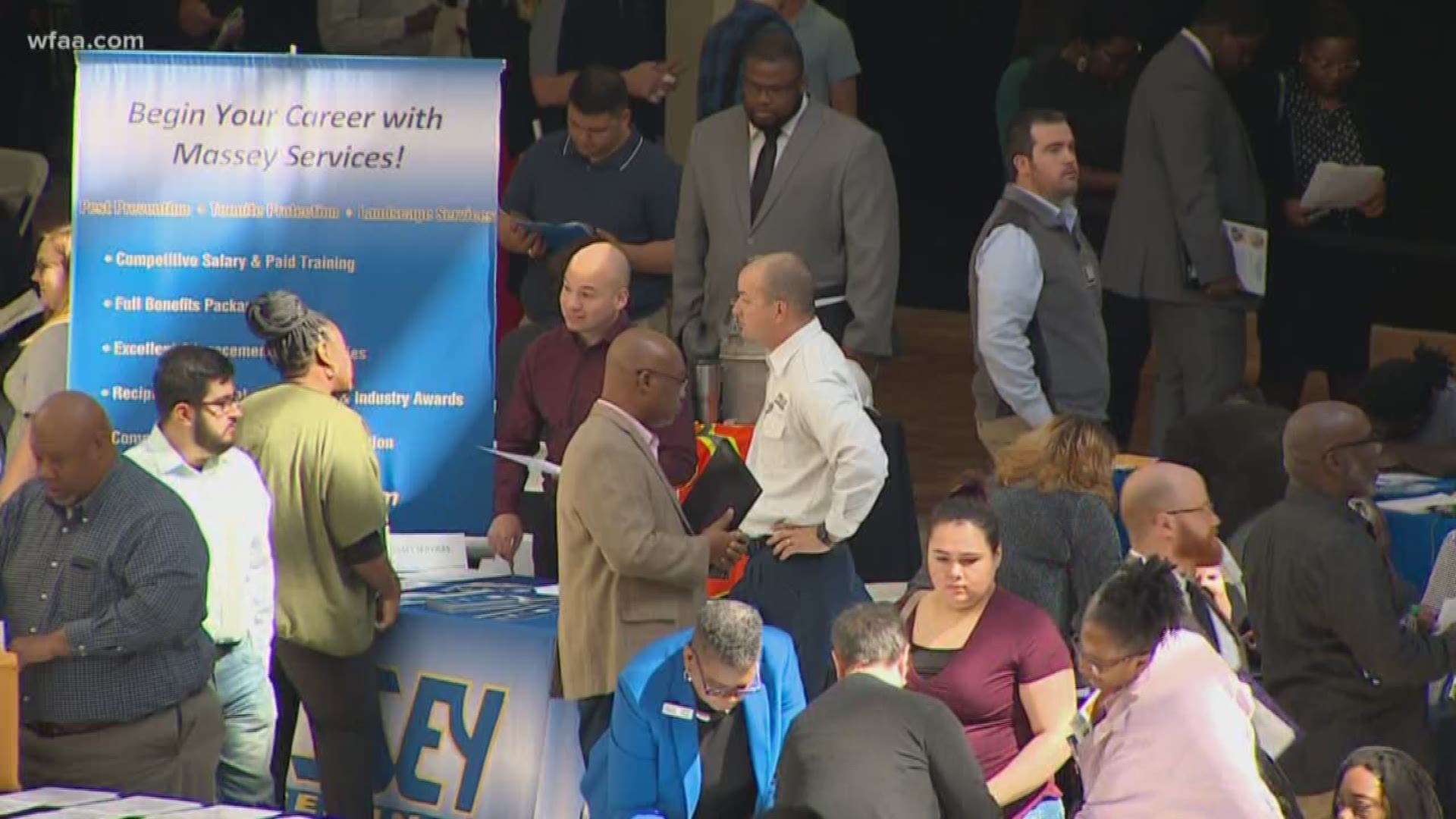 More than 30 employers gathered, offering entry-level and mid-level jobs during a unique job fair in Southern Dallas.