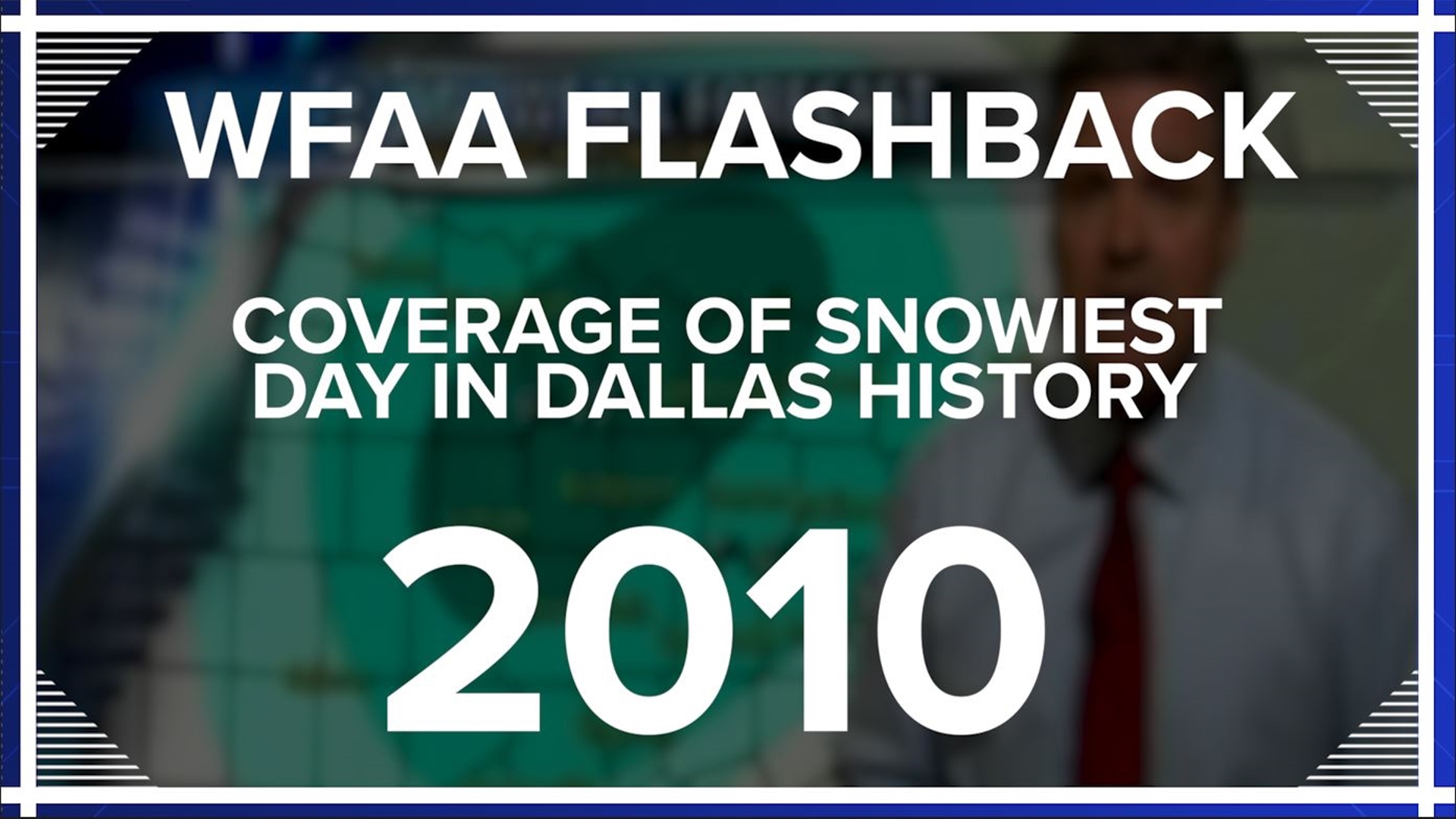 Watch WFAA's on-air coverage of the snowiest day in Dallas history on Feb. 11, 2010.