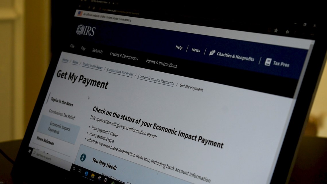Payment Status Not Available Complaints Roll In After Stimulus Payment Portal Launches Wfaa Com