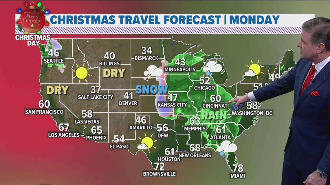 DFW Weather: Rain impacting holiday travel | wfaa.com