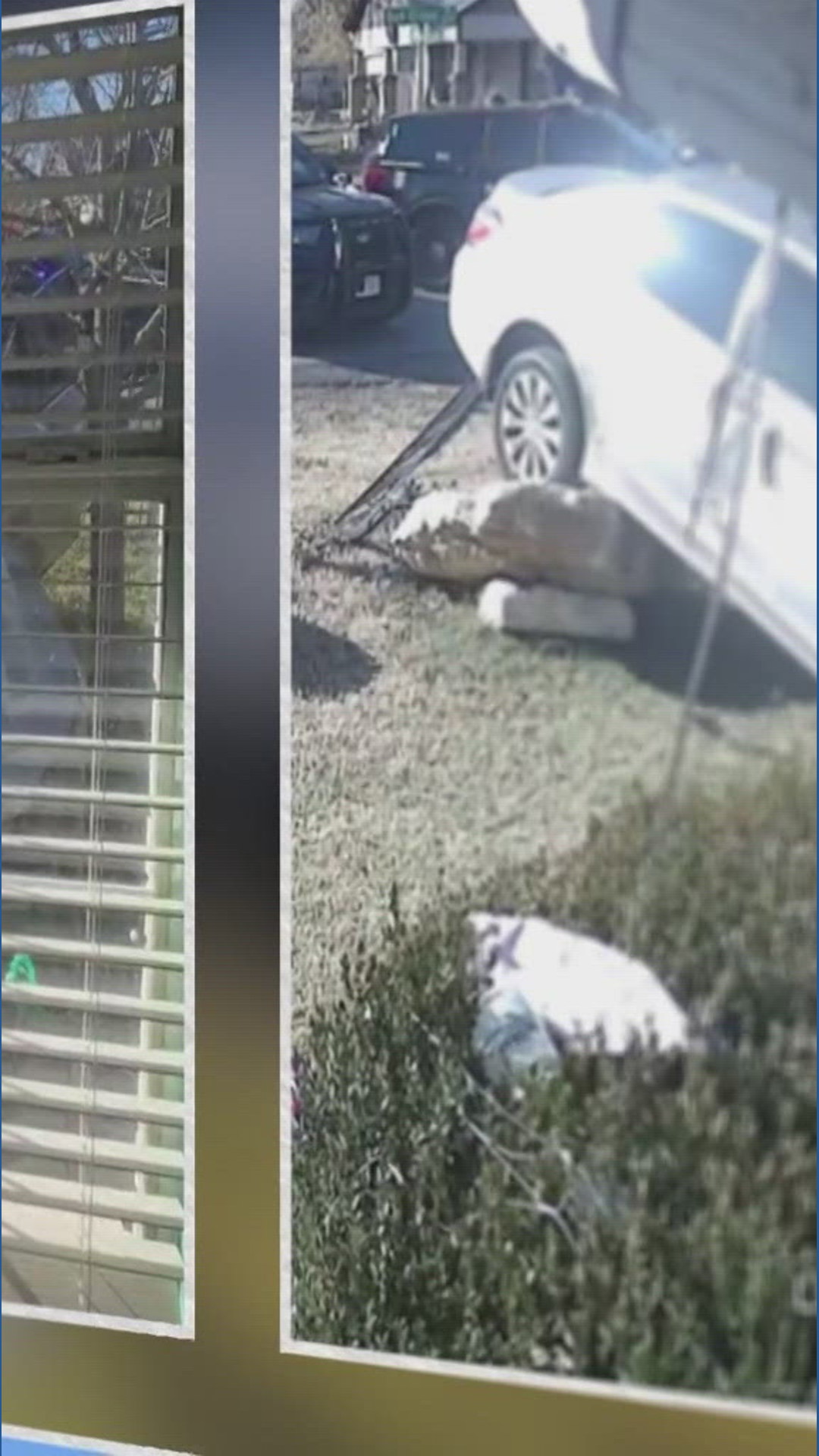 Fort Worth driver crashes into yard during police chase | wfaa.com