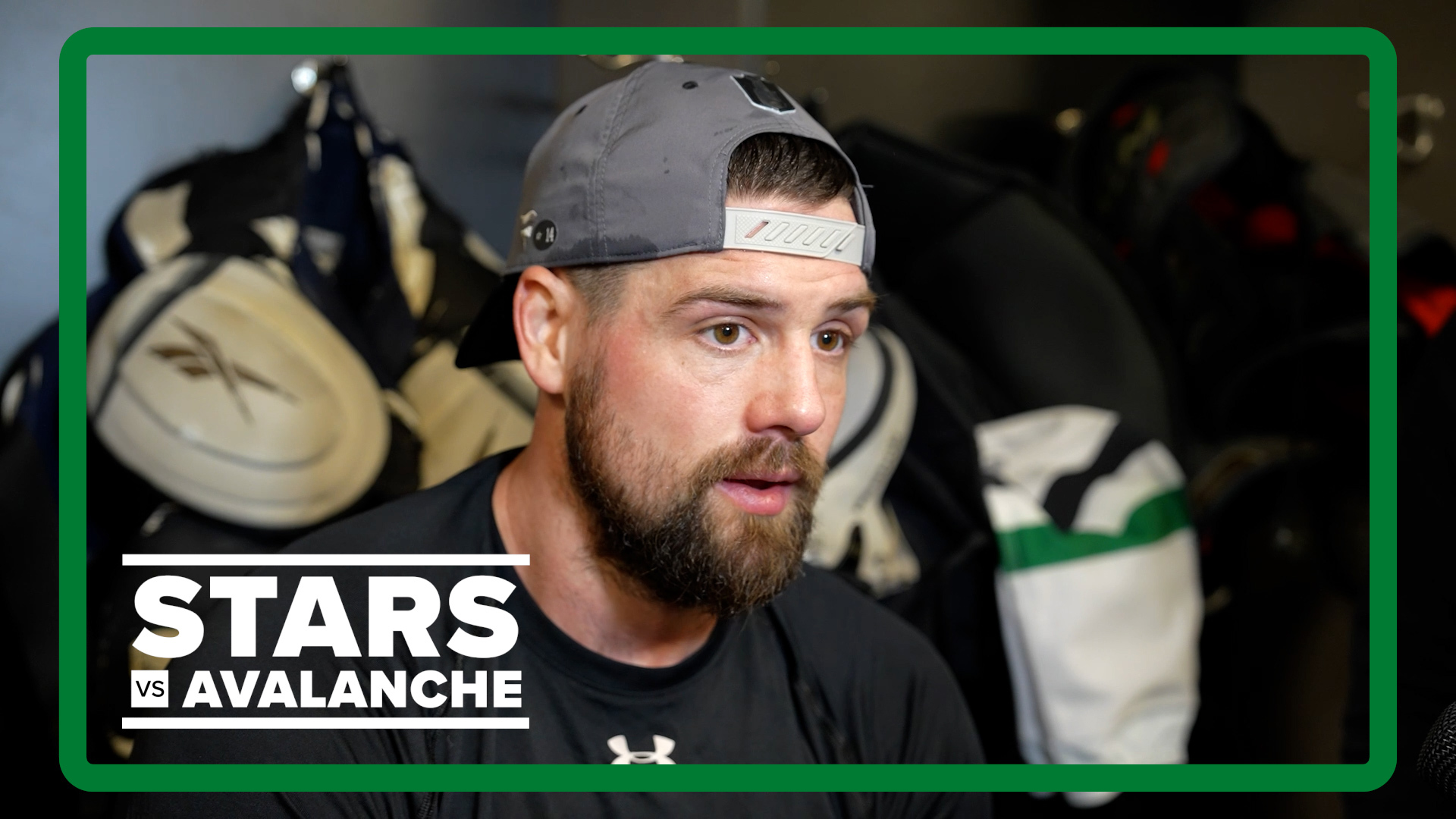 Players Jamie Benn, Wyatt Johnston, and Head Coach Peter DeBoer speak with the media ahead of Game 4 against the Colorado Avalanche