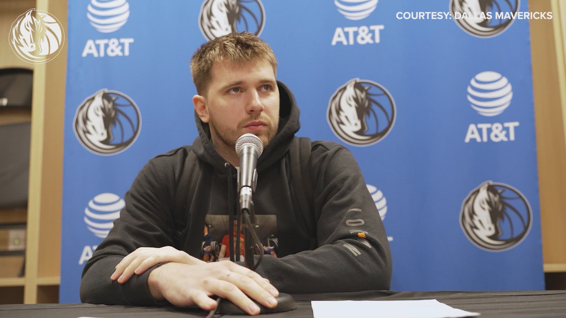 Luka Doncic, Jaden Hardy and Jason Kidd speak to the media following the team's 127-104 victory against the Pacers.