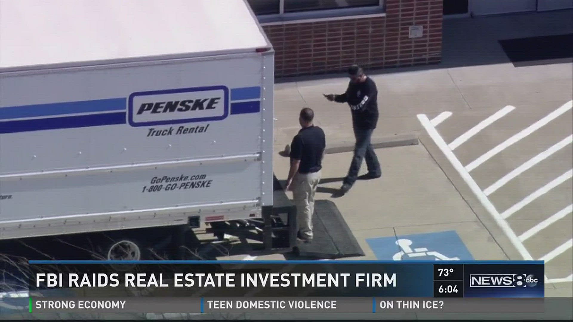 FBI officials raided a real estate investment firm Thursday after accusations of a "ponzi-like scheme," but only said they were performing "law enforcement activities." Philip Townsend reports.