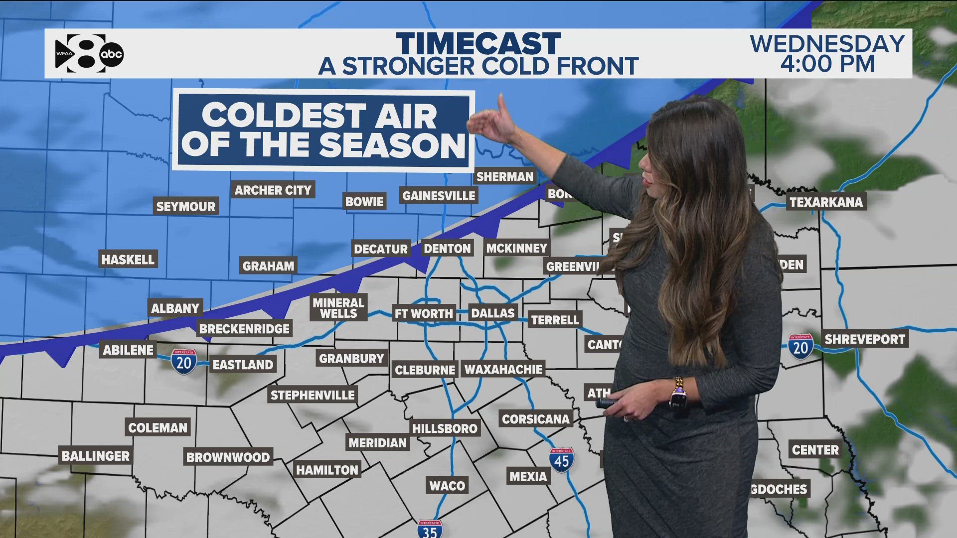 Temperatures are expected to drop in time for Thanksgiving. 