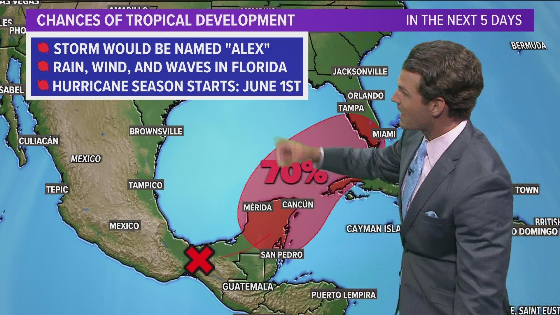 Disturbance In The Tropics Could Become Named Storm In The Next Few ...