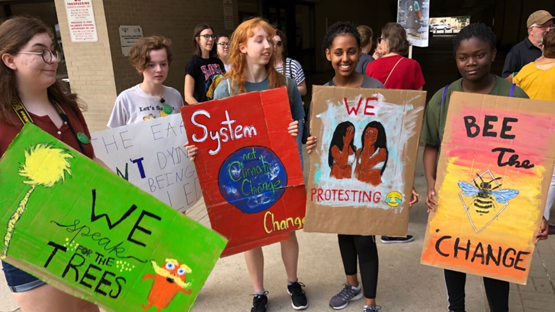 Young voices among the loudest in global climate change protests | wfaa.com