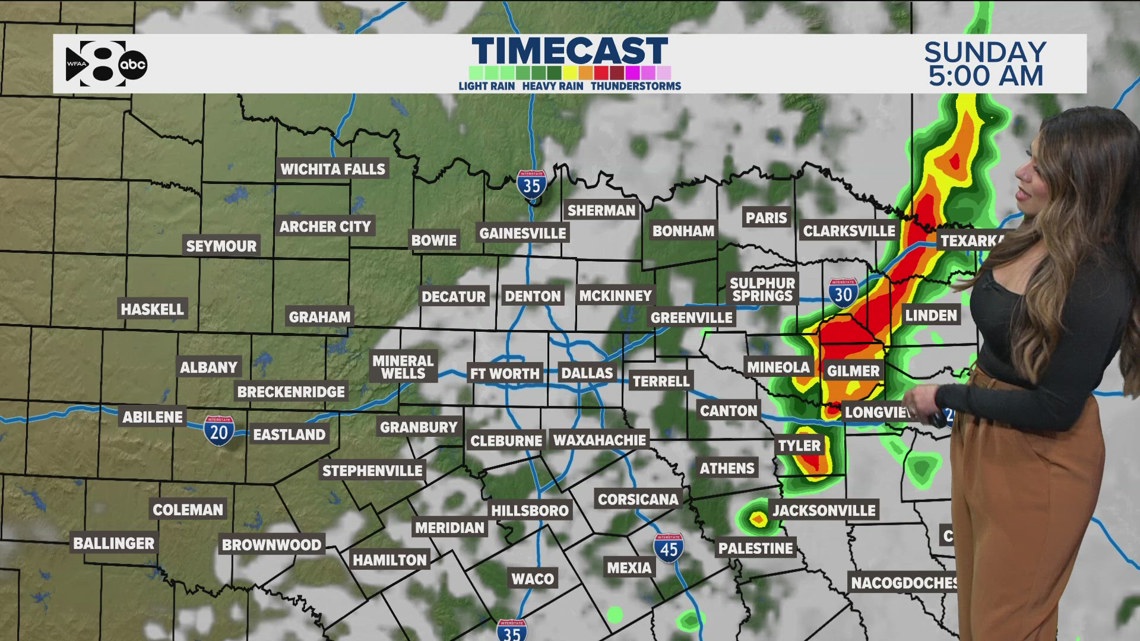 DFW Weather: Rain rolls through North Texas - how much more are we ...