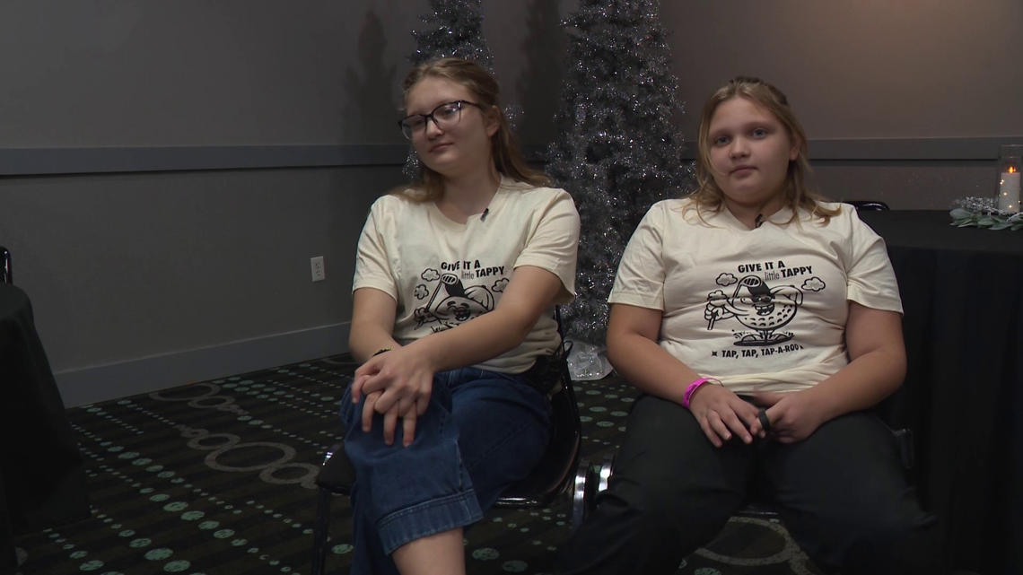 Wednesday's Child: Sisters Saydee & Justice have a Christmas wish - to be adopted