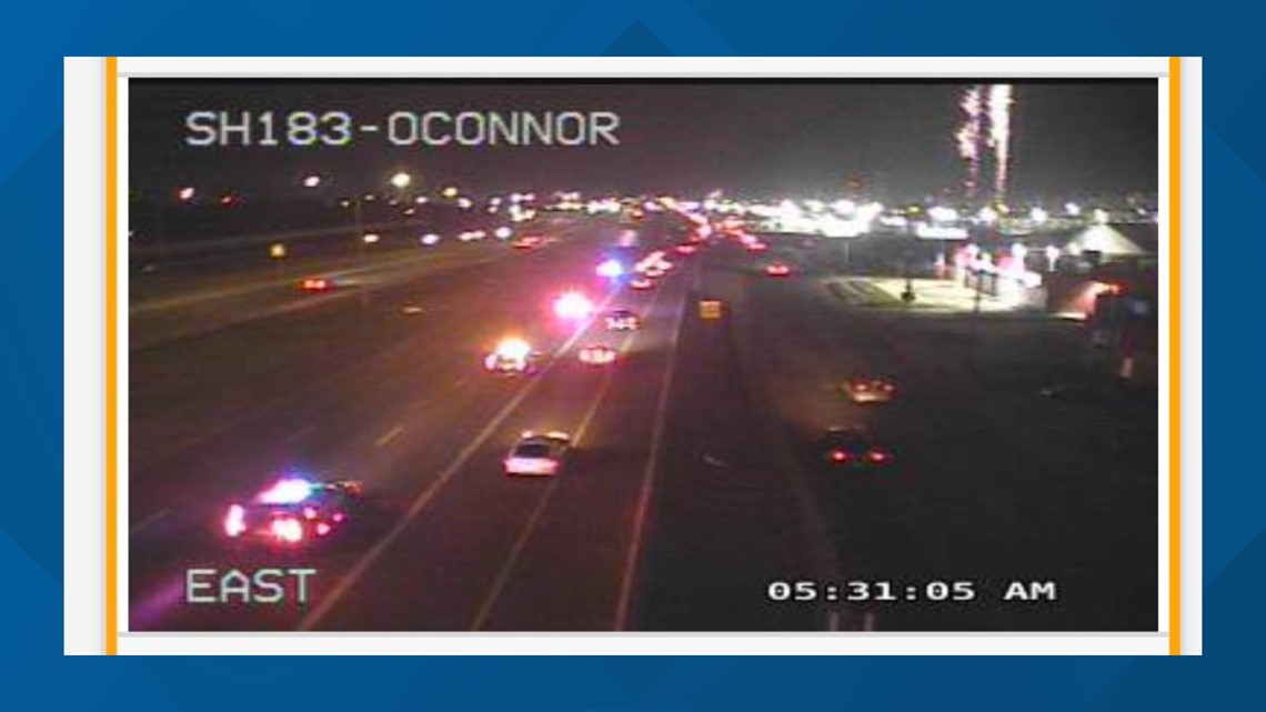 Texas 183 shut down in Irving after deadly crash