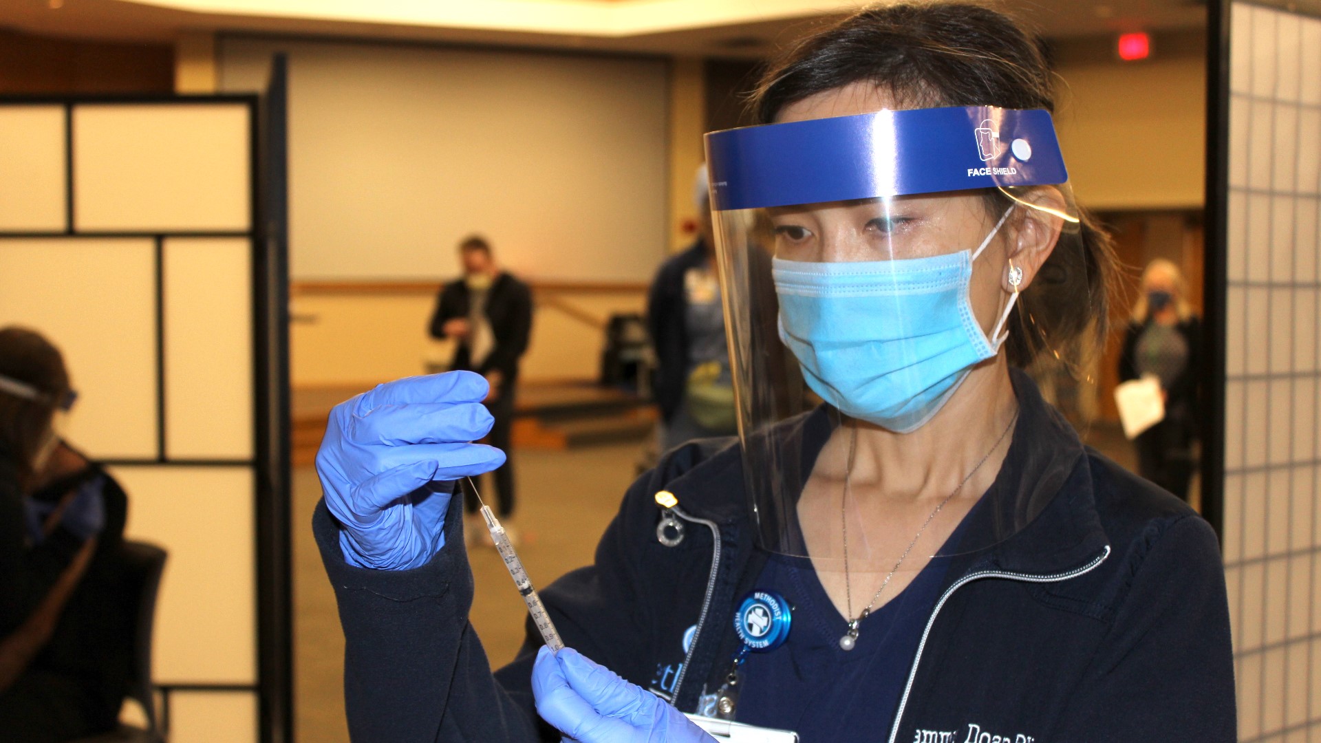 Methodist Employee Environment services worker at Methodist Dallas is first to receive ...